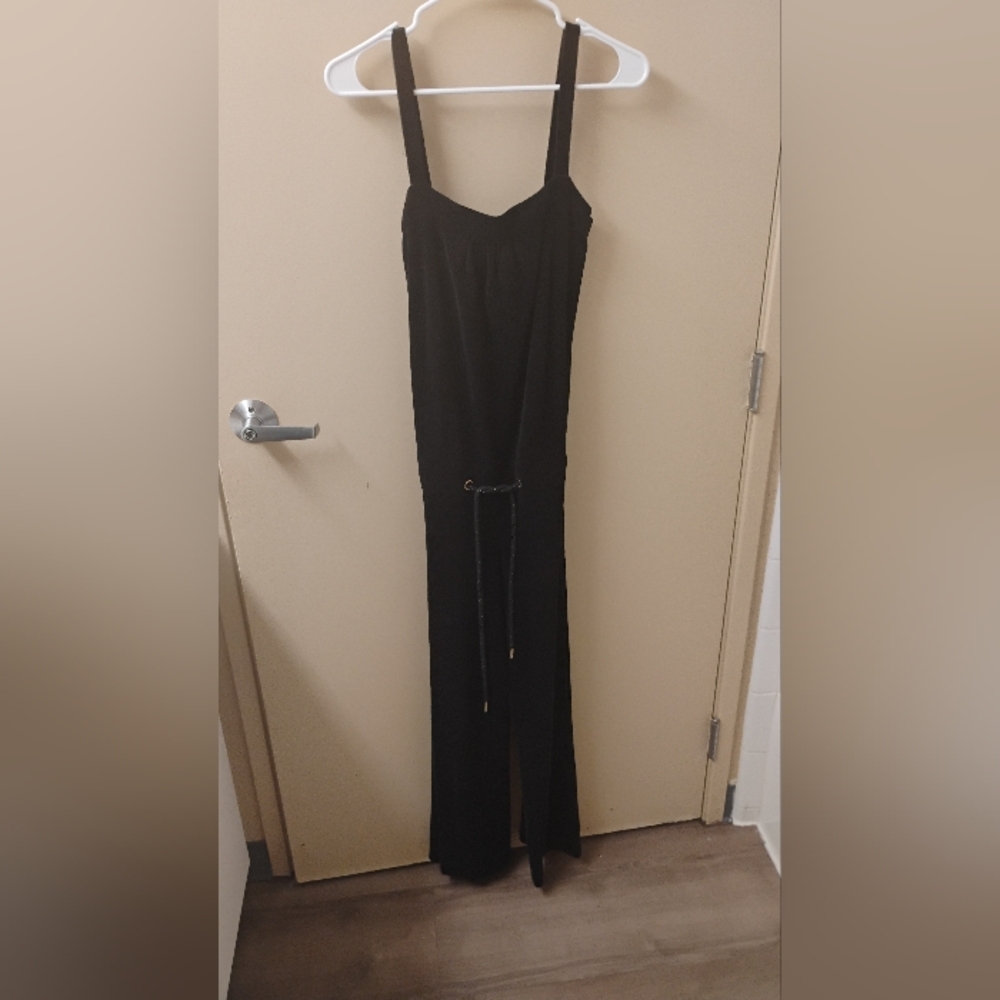 Late 2000s Juicy Couture Belted Jumpsuit Velour Terrycloth
